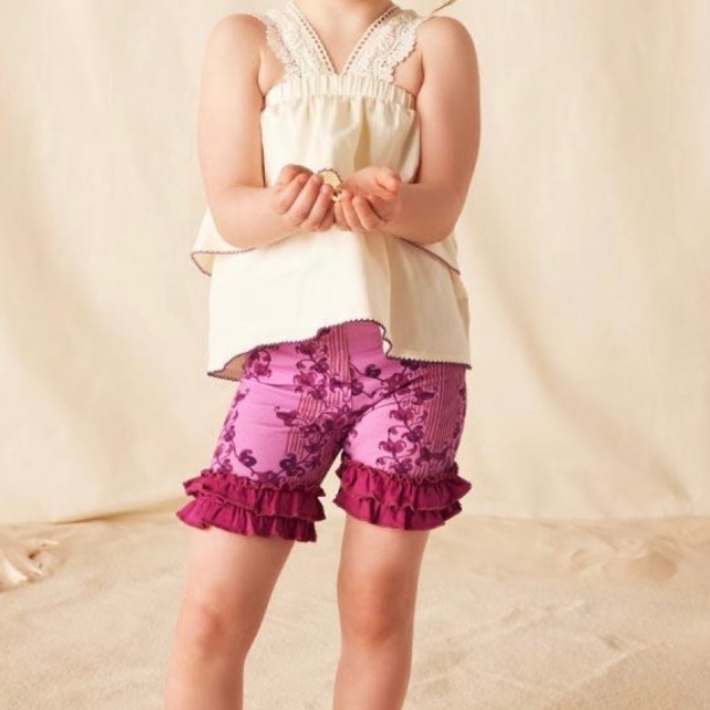 Matilda Jane Enchanted Garden Littlebell Ruffle Shorts